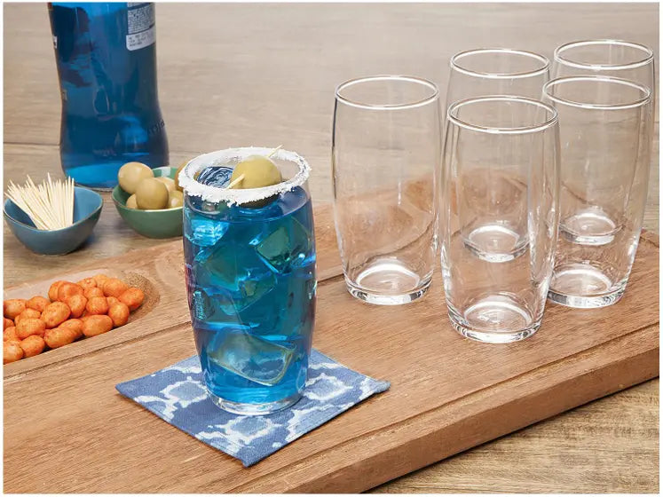 Jogo de Copos de Vidro 300ml 6 Peças Nadir - Oca Long Drink