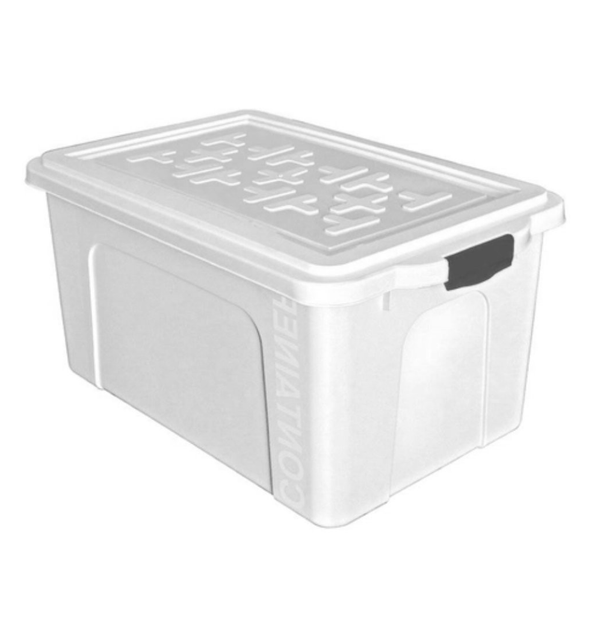 Caixa Organizadora Container 70L com Tampa – Super Resistente SB