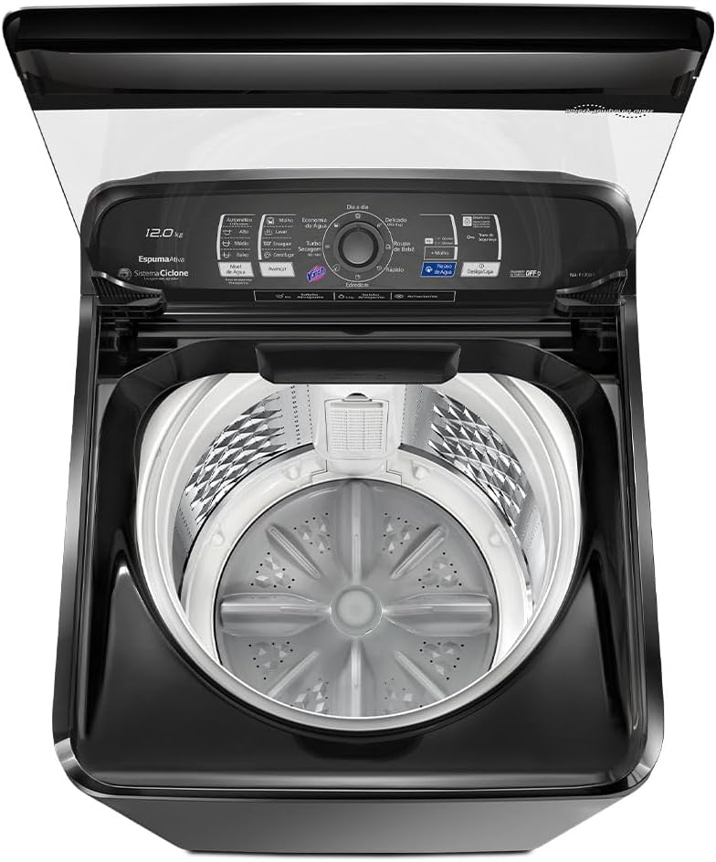 Máquina De Lavar Panasonic 12kg Titânio NA-F120B1TA 110v