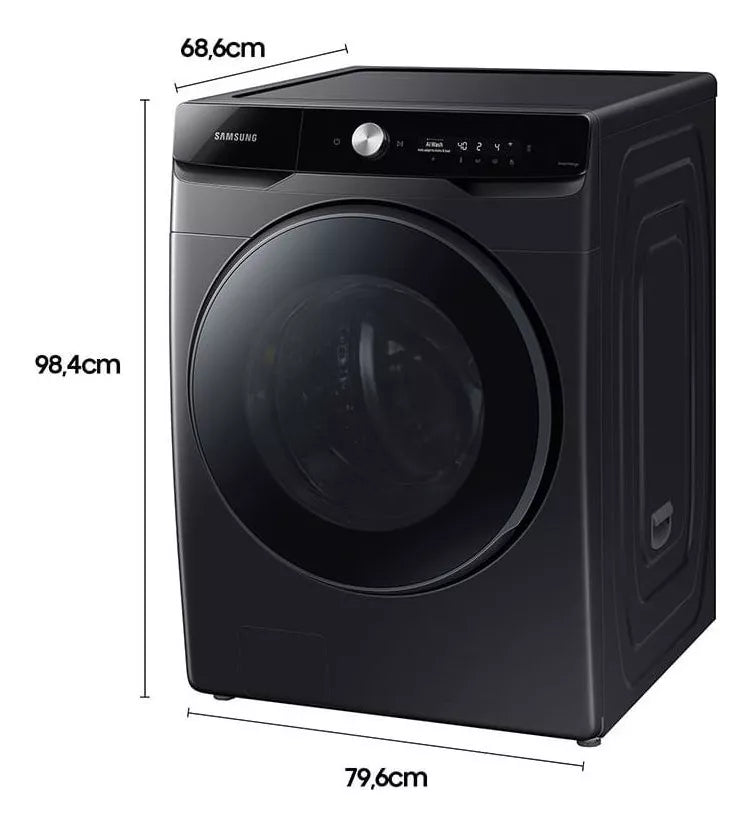 Lava e Seca Samsung Smart AI Wash WD18T Black 18kg 127V/220V