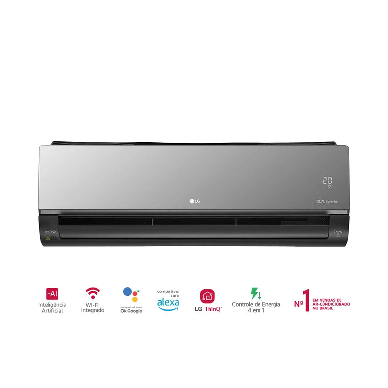 Ar-Condicionado Split HW LG Dual Inverter Voice 18.000 BTUs R-32 Quente/Frio 220V